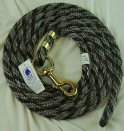 Nylon Lead Rope - Multi-Color -Weaver Leather Store 091057 nylon lead rope grey hair 70810 02958.1527294819