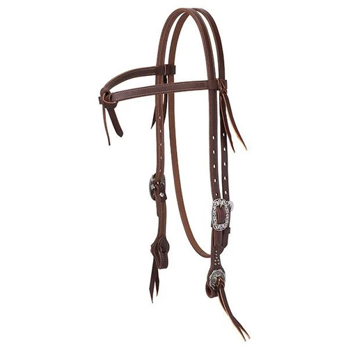 Weaver Leather Weaver Floral Futurity Knot Brow Headstall 3 Weaver Leather Weaver Floral Futurity Knot Brow Headstall