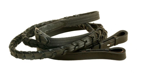 Tory Leather Laced Web Reins 3 Tory Leather Laced Web Reins