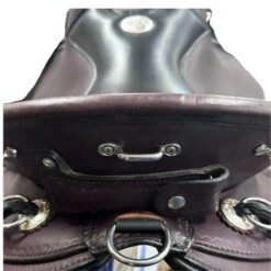 Circle Y Julie Goodnight Cascade Crossover SECOND 11 Circle Y Julie Goodnight Cascade Crossover SECOND -Weaver Leather Store 2 jg cascade crossover trail walnut cantle circle y 67748.1687887727