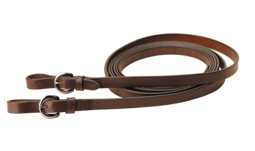 Tory 1-Ply Split Reins With Buckles - 5/8" X 7 Ft 3 Tory 1-Ply Split Reins With Buckles - 5/8" X 7 Ft