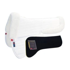 Matrix T3 Ergonomic Half Pad - PRO-Impact Inserts -Weaver Leather Store 27 7118 WH Ergo HP Pro WHITE CB AP 29657.1619648080