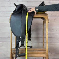 Used Porter's Stockman Drafter Australian Saddle 16/W -Weaver Leather Store 328 Flap Length 66620.1686182242