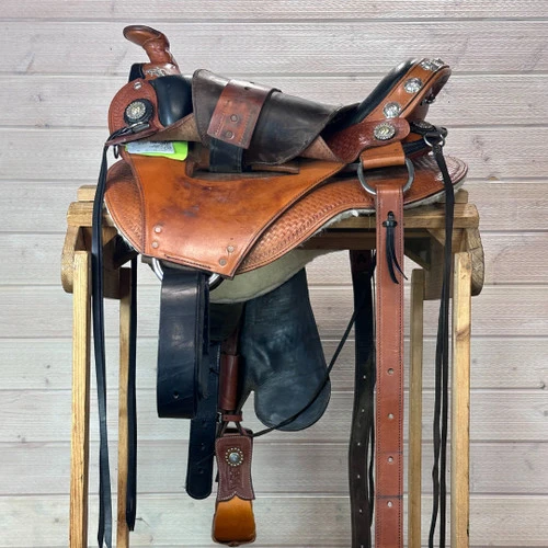 Used Ortho-Flex Western Saddle 15/M 6 Used Ortho-Flex Western Saddle 15/M - Image 4