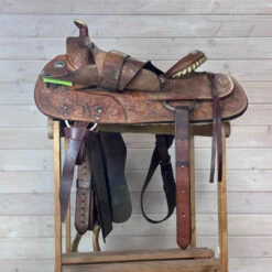 Used Star Of Texas Western Saddle 15/MW -Weaver Leather Store 340 L Rigging 75237.1690419382