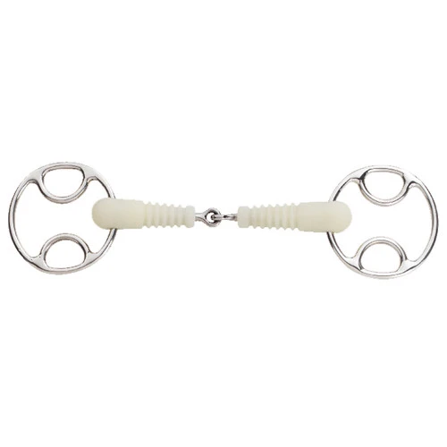 Happy Mouth Jointed Ribbed Loop Ring Gag 3 Happy Mouth Jointed Ribbed Loop Ring Gag