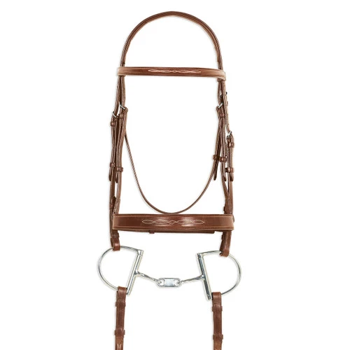 Pessoa PRO Fancy Stitched Wide Bridle 7 Pessoa PRO Fancy Stitched Wide Bridle - Image 5
