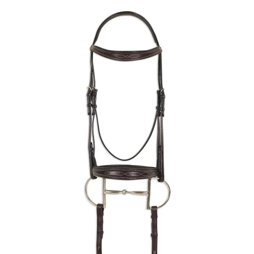 Pessoa PRO Fancy Stitched Tapered Bridle 5 Pessoa PRO Fancy Stitched Tapered Bridle - Image 3