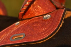 Circle Y Fischer Daisy Treeless Barrel Saddle -Weaver Leather Store Fischer Treeless Tooling 74914.1600204922