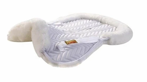 Fleeceworks Perfect Balance Rolled Edge Sheepskin Half Pad 4 Fleeceworks Perfect Balance Rolled Edge Sheepskin Half Pad - Image 2