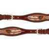 Turquoise Cross Coco Feather Spur Strap -Weaver Leather Store TC coco feather spur strap mens weaver 69256.1591311502