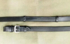 Black Oak Dressage Reins With Stops