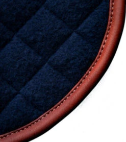 Antarès Adjust Half Pad -Weaver Leather Store adjust half pad navy tobac binding detail ADJUST PAD 2 antares 25021.1675713487