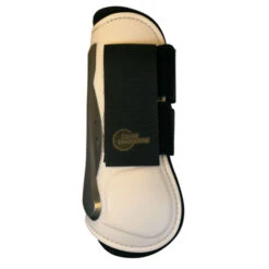 Equine Innovations Air Shock Jump Boots -Weaver Leather Store air shock boot white pearl outside 471158 equine innovations 32717.1686174835
