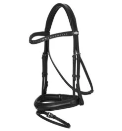 LeMieux Arika Dressage Snaffle Bridle -Weaver Leather Store arika snaffle bridle black IT03740 lemieux 54315.1690316869