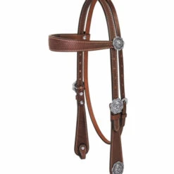 Weaver Leather Weaver Basin Cowboy Brow Headstall