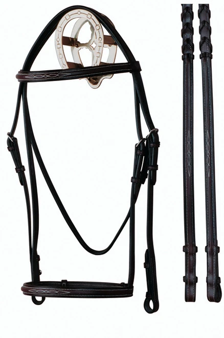 Bobby's English Tack Square Raised Fancy Stitch Bridle 3 Bobby's English Tack Square Raised Fancy Stitch Bridle