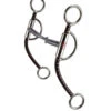 Tom Balding Long Shank Snaffle With Dots -Weaver Leather Store bit long snaffle brown with dots tom balding 56373.1602115971