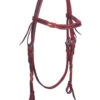 BLR Blood Knot Brow Headstall -Weaver Leather Store blood knot brow hs latigo 2154 LAT buffalo leather 90220.1648319108