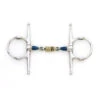 Centaur Blue Steel Brass Roller Disks Full Cheek Gag -Weaver Leather Store blue steel brass roller disks full cheek 470290 centaur 43358.1634761648