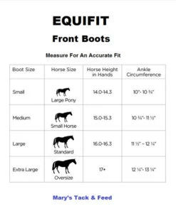 EquiFit T-Boot Luxe Open Front Boots -Weaver Leather Store boot measure size chart equifit 33850.1603749123