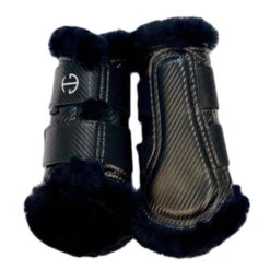 Halter Ego Brushing Boots -Weaver Leather Store brushing boots blk blk hero CARBON TECH BRUSHING halter ego 57940.1682645213