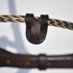 In Horse We Trust Coated Rope Noseband -Weaver Leather Store coated rope noseband havana flash tab ihwt 29856.1658786896