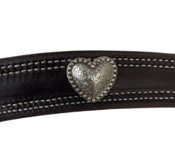 Buckaroo Leather Heart Concho Breast Collar 8 Buckaroo Leather Heart Concho Breast Collar -Weaver Leather Store contour 1.5in bc heart concho buckaroo 77801.1674936274