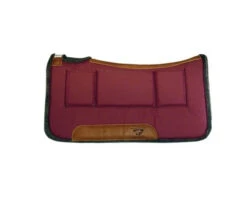 Diamond Wool Contoured Relief Western Saddle Pad -Weaver Leather Store contour pressure relief pad burgundy diamond wool 41239.1600020500