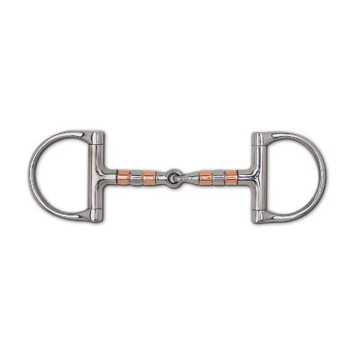 Toklat Copper Roller Snaffle Racing Dee 3 Toklat Copper Roller Snaffle Racing Dee