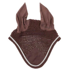 Kavalkade Crystal Fly Bonnet -Weaver Leather Store crystal fly bonnet brown front 36103 BROWN kavalkade 48898.1621107591