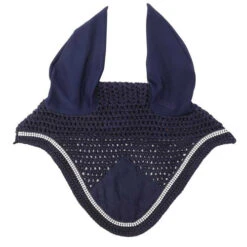 Kavalkade Crystal Fly Bonnet -Weaver Leather Store crystal fly bonnet navy front 36103 NAVY kavalkade 75599.1621107259