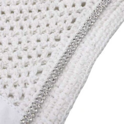 Kavalkade Crystal Fly Bonnet -Weaver Leather Store crystal fly bonnet white detail 36103 WHITE kavalkade 72432.1621107296