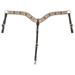 Circle Y Dakota Pinwheel Breast Collar -Weaver Leather Store dakota pinwheel breast collar brown multicolor front 1003 23 SC circle y 20266.1613339279