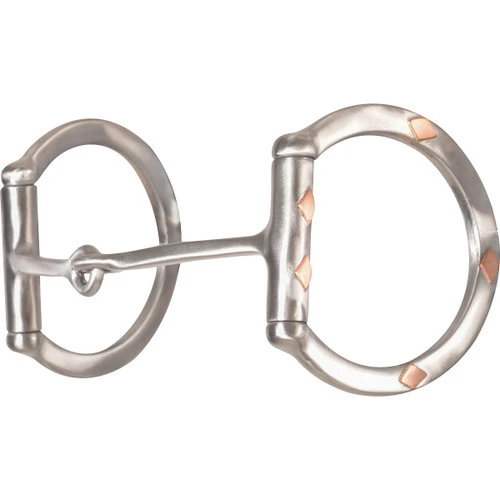 Classic Equine Square Snaffle Diamond D Ring 3 Classic Equine Square Snaffle Diamond D Ring