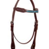 BLR Dots & Turquoise Rawhide Brow Headstall 2 BLR Dots & Turquoise Rawhide Brow Headstall -Weaver Leather Store dots turquoise rh brown hs latigo 2200 LAT buffalo leather 25078.1647370594