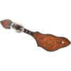 Desert Flower Rancher Spur Strap 2 Desert Flower Rancher Spur Strap -Weaver Leather Store dyed edge rancher spur strap natural dark SSRDFDE martin 71979.1674004467