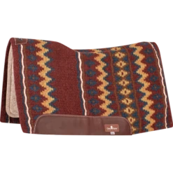 Classic Equine ESP Contour 3/4" Wool Top Pad -Weaver Leather Store esp contour 3 4 34x38 burgundy navy CESPCW2 100.170 CE 40655.1678242106