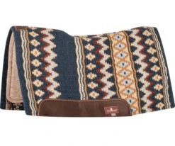Classic Equine ESP Contour 3/4" Wool Top Pad -Weaver Leather Store esp contour 3 4 34x38 navy ice CESPCW2 CE 67344.1678242214