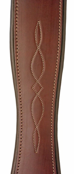 Edgewood Fancy Stitch Leather Overlay Girth With Double End Elastic -Weaver Leather Store fancy stitch 2end elastic overlay girth havana detail edgewood 52138.1587248249