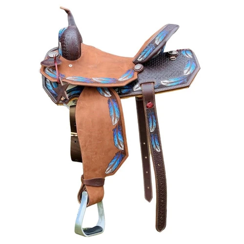Alamo Saddlery Feather Barrel Saddle 5 Alamo Saddlery Feather Barrel Saddle - Image 3