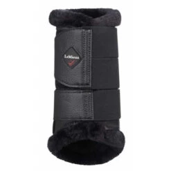 LeMieux Fleece Lined Brushing Boots -Weaver Leather Store fleece lined brushing boot black 8953 lemieux 60963.1636831261