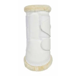 LeMieux Fleece Lined Brushing Boots -Weaver Leather Store fleece lined brushing boots white side 8950 lemieux 01933.1636831266