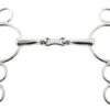 Korsteel French Link 3-Ring Elevator -Weaver Leather Store french link 3 ring gag korsteel 52956.1594931168