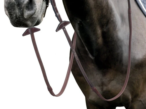 Prestige Fancy Stitch Rubber Reins 5/8" 3 Prestige Fancy Stitch Rubber Reins 5/8"