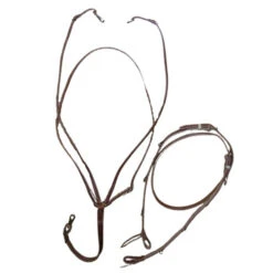 Buckaroo Leather German Martingale With Single Rein