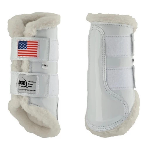 DSB Glossy White USA Flag Boots 4 DSB Glossy White USA Flag Boots - Image 2