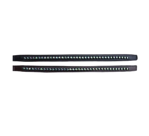 Red Barn Green Crystal Browband 4 Red Barn Green Crystal Browband - Image 2