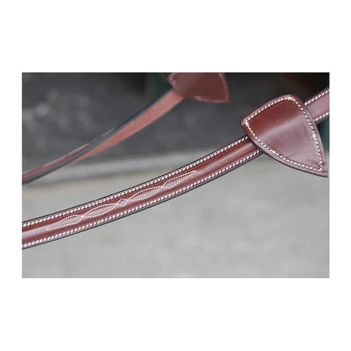 Dy'on Fancy Stitch Rubber Reins With Stops 4 Dy'on Fancy Stitch Rubber Reins With Stops - Image 2