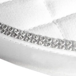 Pony Kavalkade KavalEasy Crystal Dressage Pad -Weaver Leather Store kavaleasy strass crystal dressage white trim 11107 kavalkade 13746.1625864095